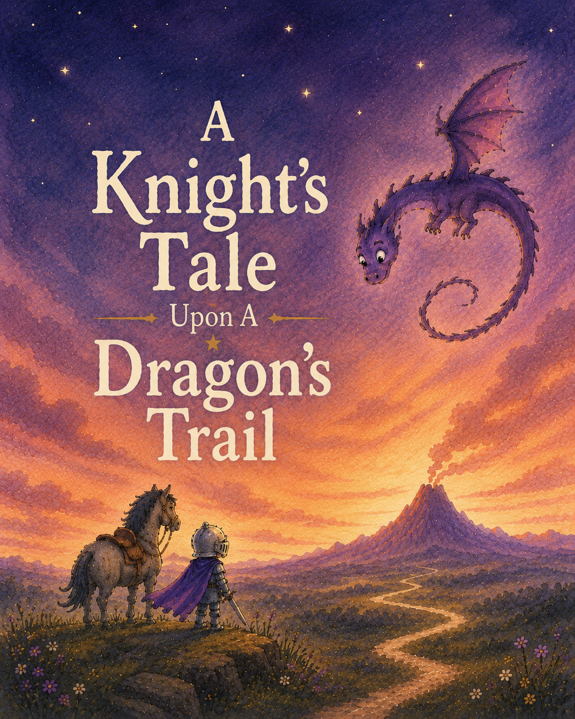 A Knights Tale Upon A Dragons Trail | Personalised Custom Audiobook