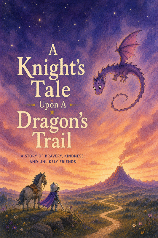 A Knights Tale Upon A Dragons Trail | Personalised Custom Audiobook