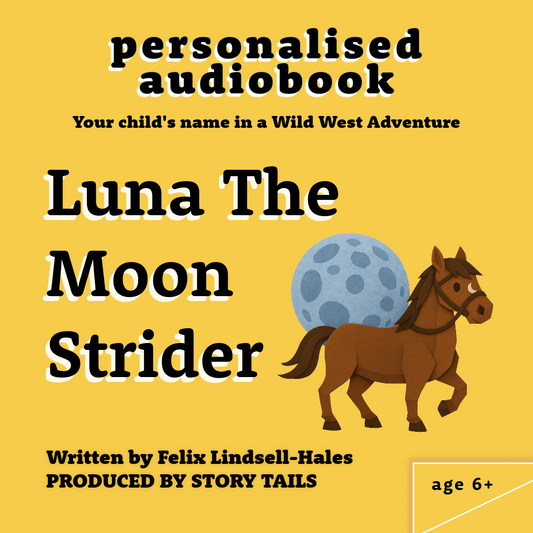 Luna The Moon Strider | Personalised Custom Audiobook