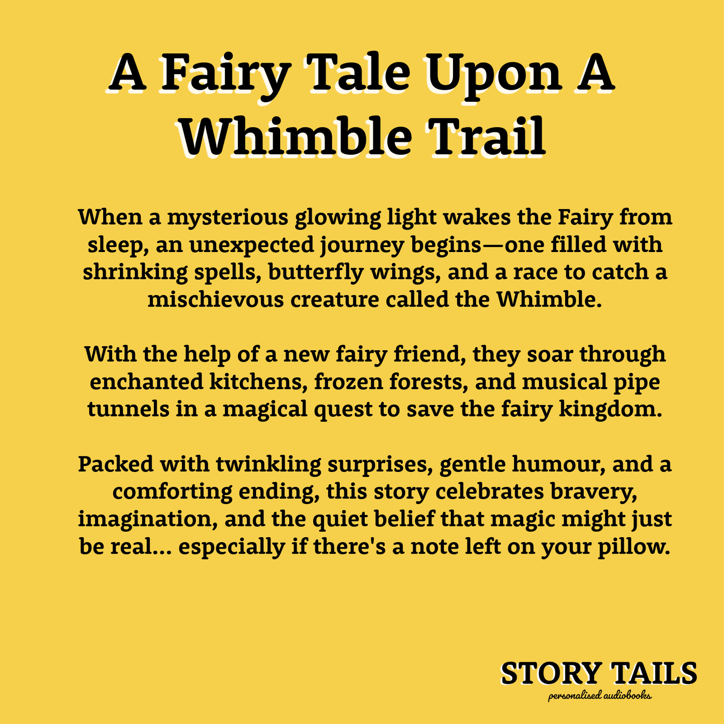 A Fairy Tale Upon A Whimble Trail | Personalised Custom Audiobook